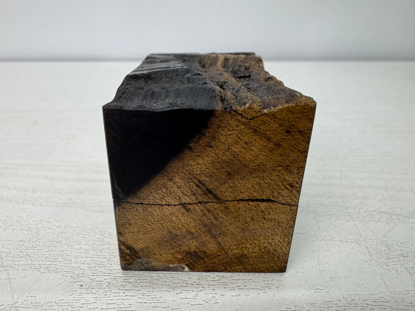 Y10759 BOX Black persimmon Makie signed Japan antique incense fragrance aroma