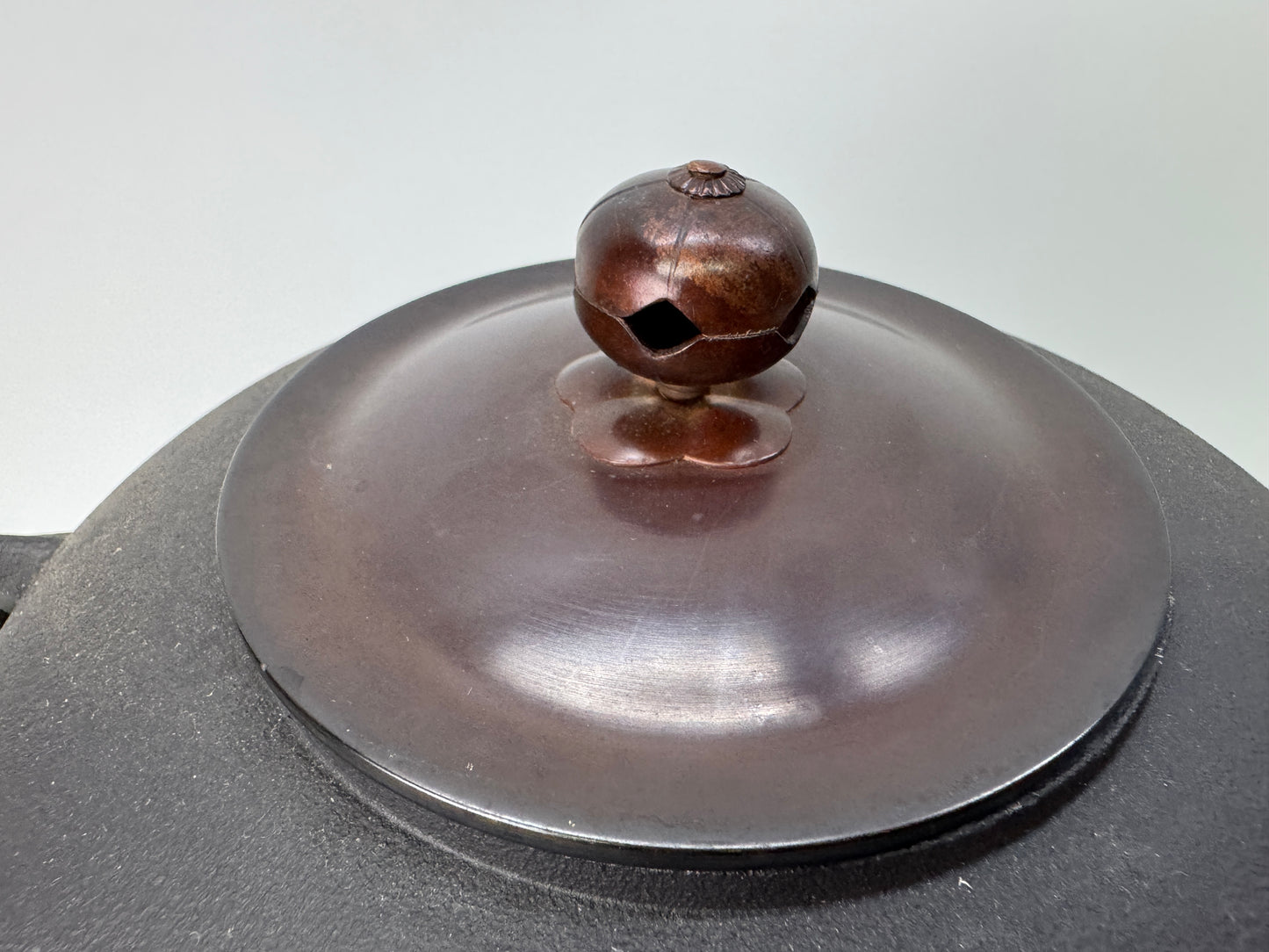 Y10762 CHAGAMA Furo kettle brazier teapot pot Japan antique tea ceremony utensil