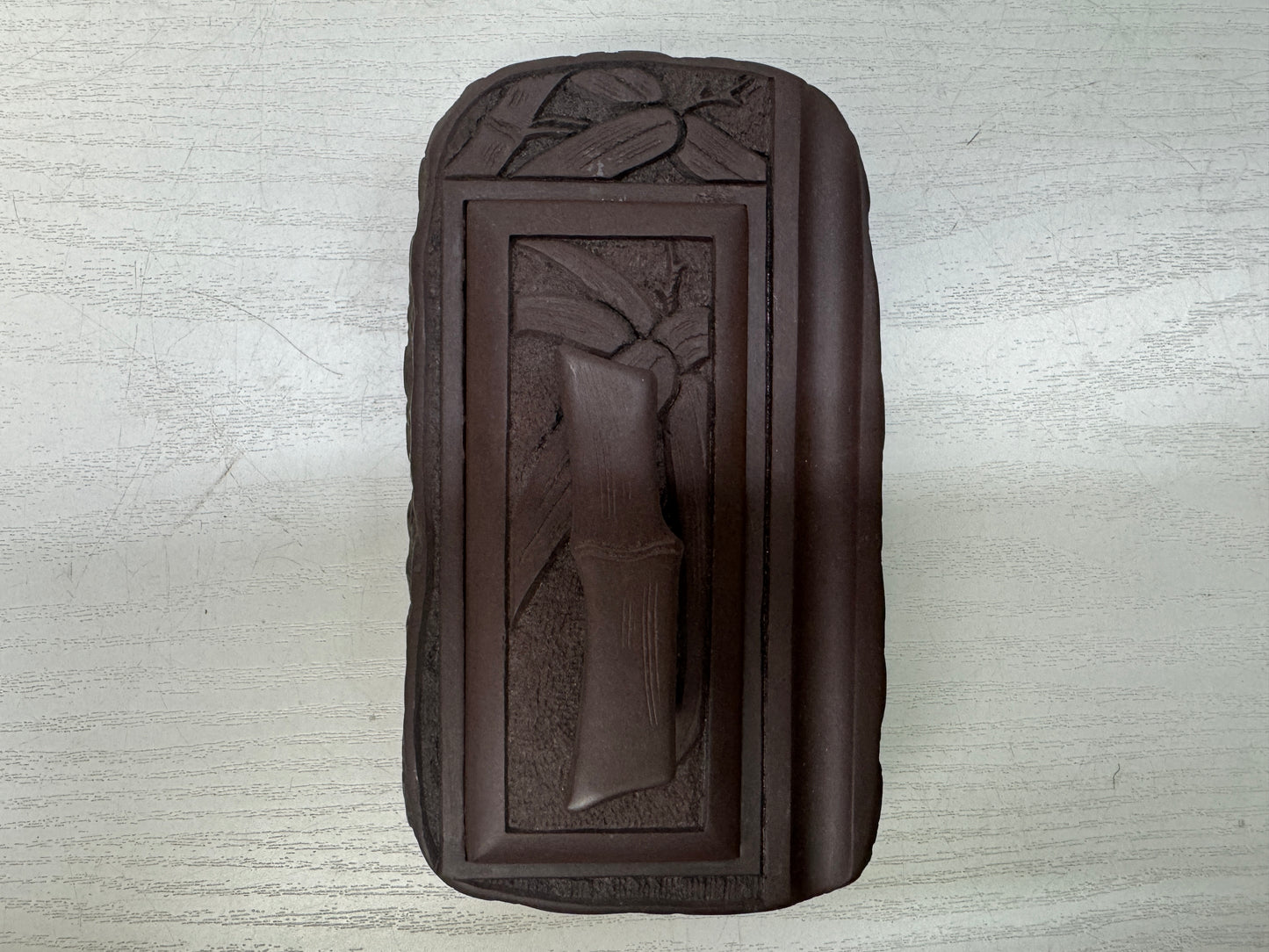 Y10770 SUZURI Akama  stone Inkstone stationery calligraphy Japan antique Shodo