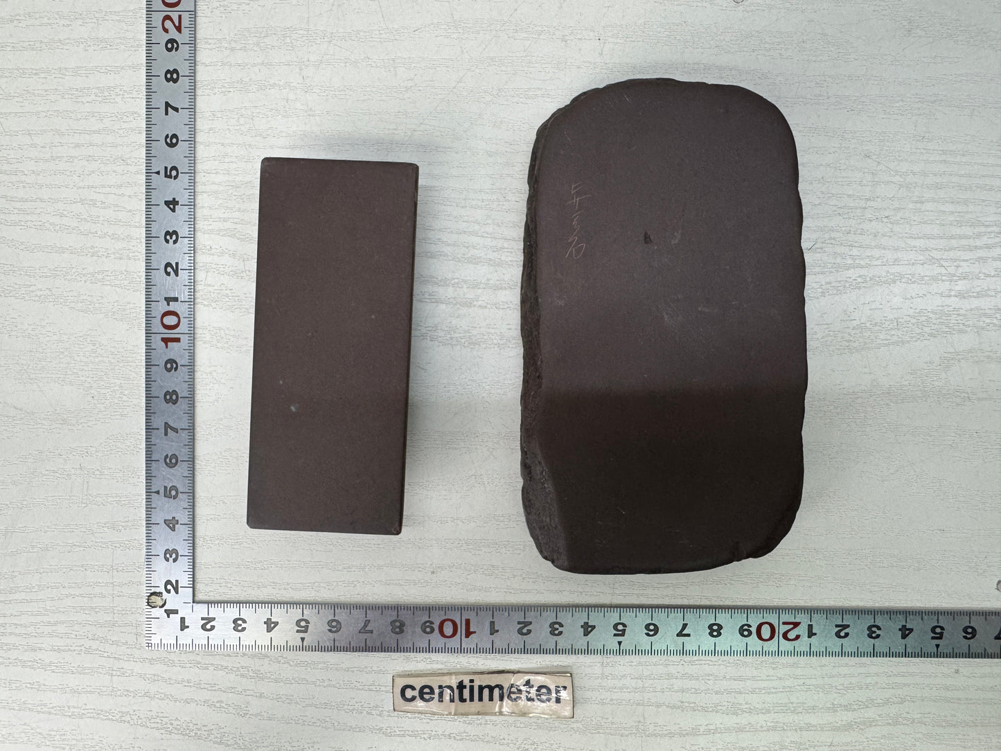 Y10770 SUZURI Akama  stone Inkstone stationery calligraphy Japan antique Shodo