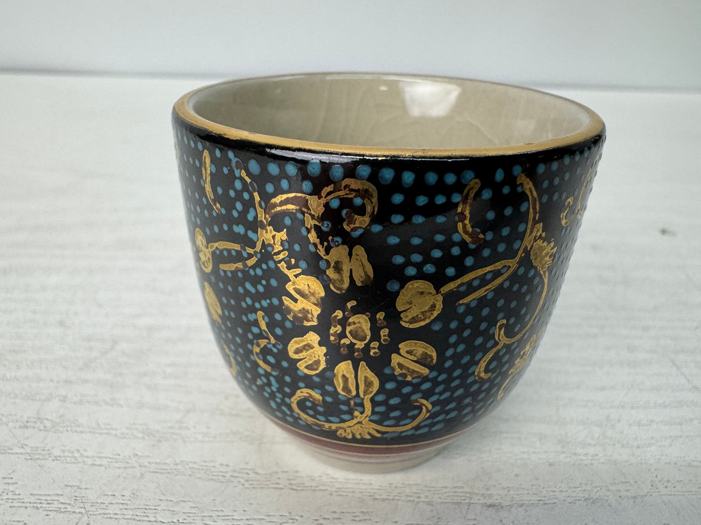 Y10776 CHOUSHI Kutani-ware Tokkuri Sake bottle signed box Japan antique alcohol