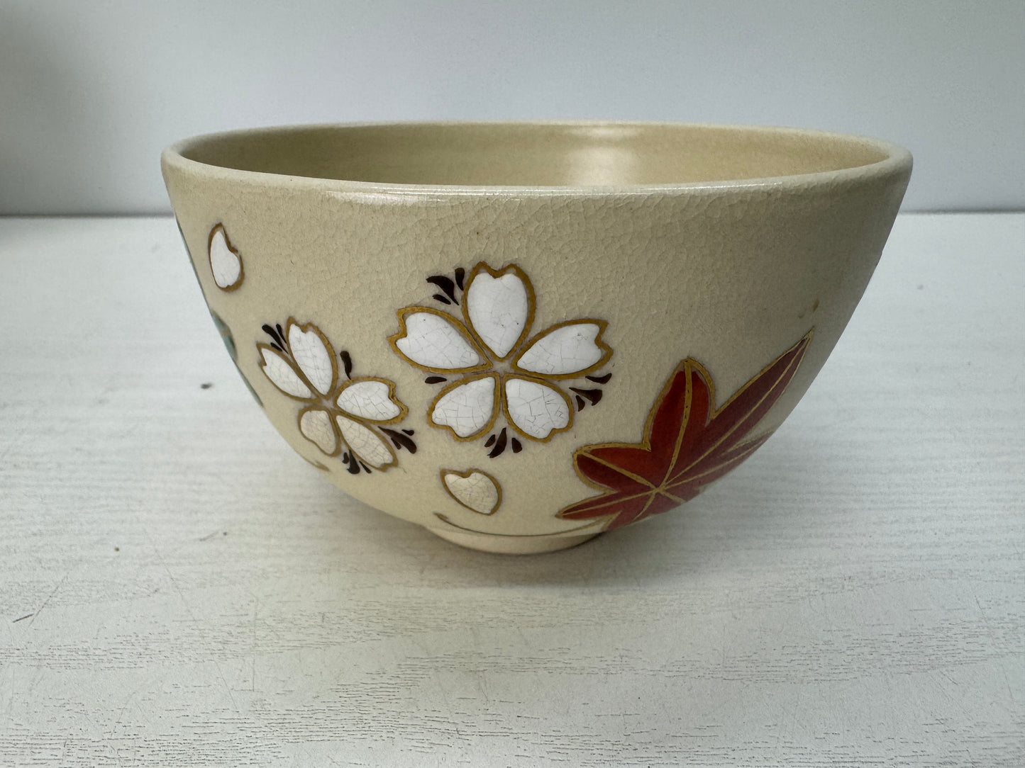 Y10778 CHAWAN Tea ceremony utensils Set box rectangular container Japan antique