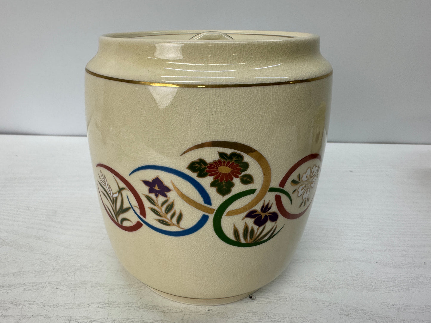 Y10778 CHAWAN Tea ceremony utensils Set box rectangular container Japan antique