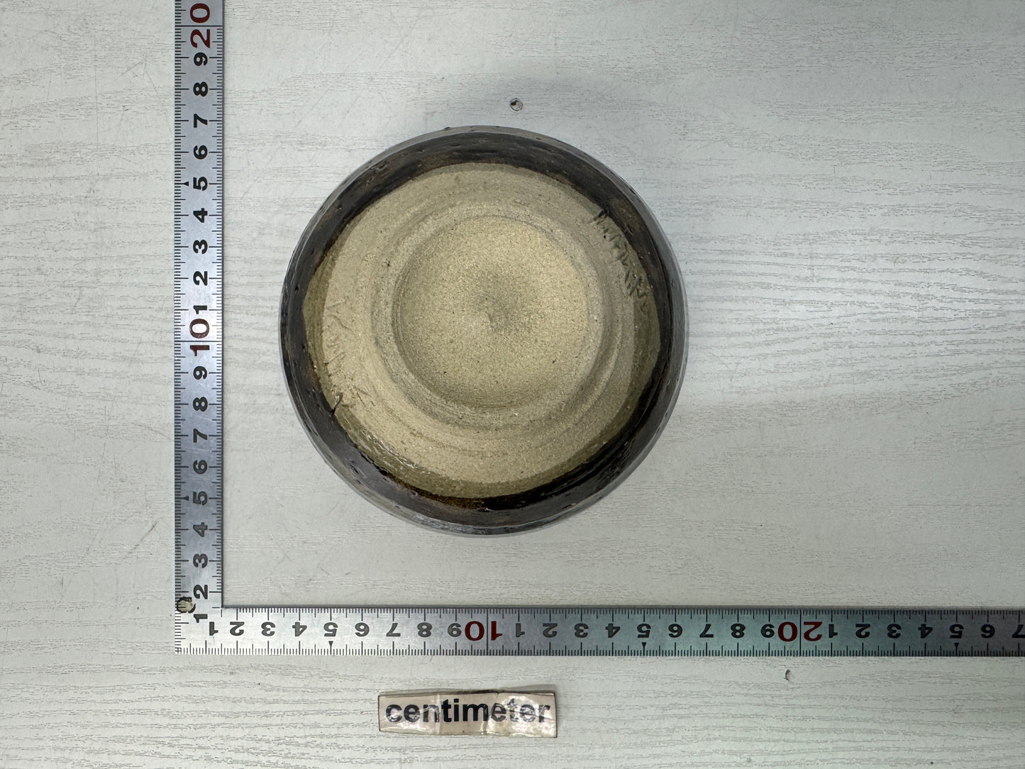 Y10781 CHAWAN Seto-ware bowl signed box Japan antique tea ceremony pottery cup