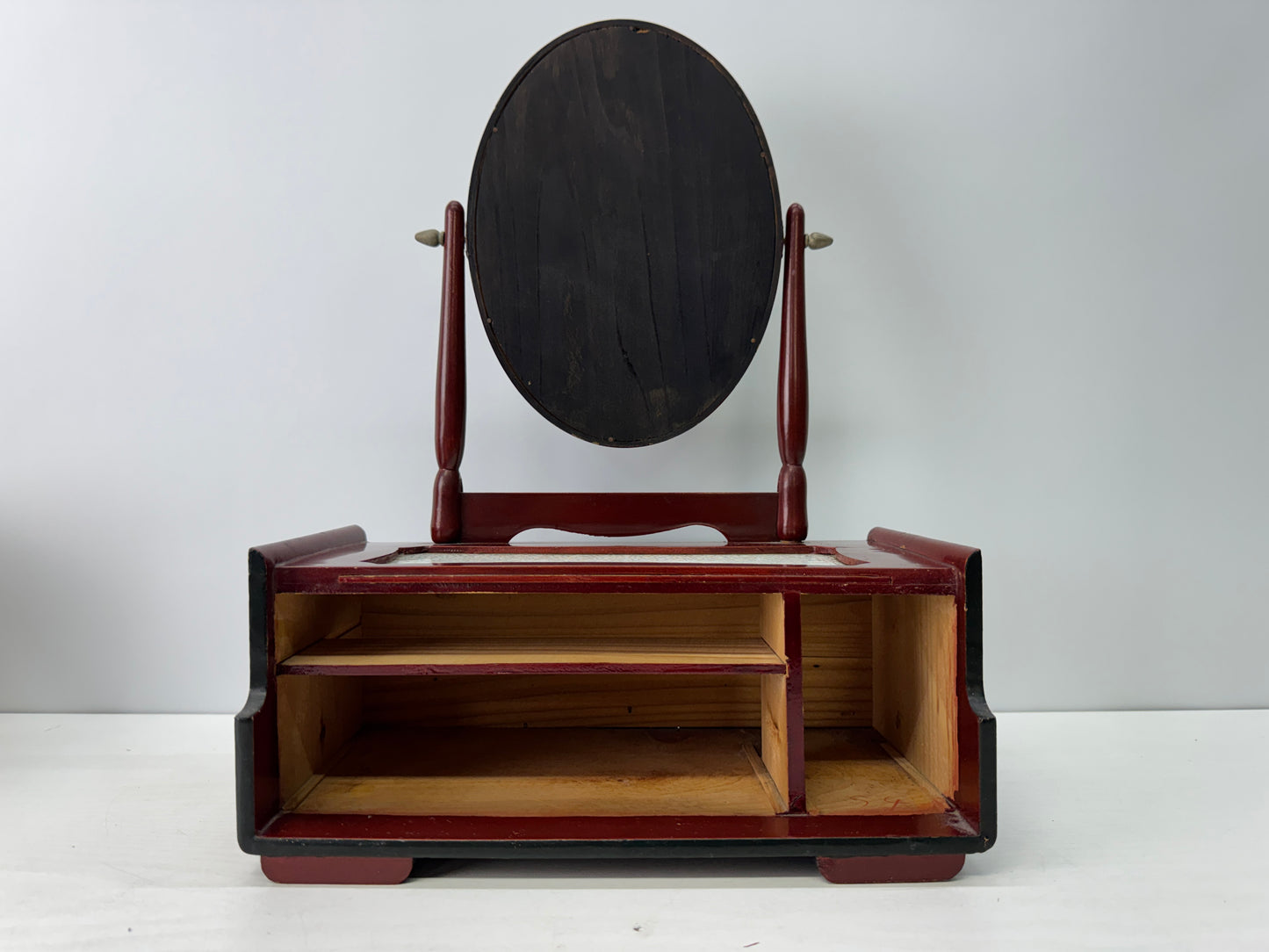 Y10790 TANSU Makie Dressing table small drawers Japan antique interior storage