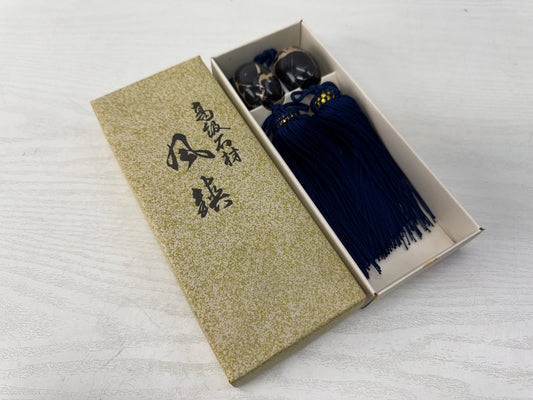 Y10805 FUCHIN Natural stone box Japan kakejiku Hanging Scroll Weight interior