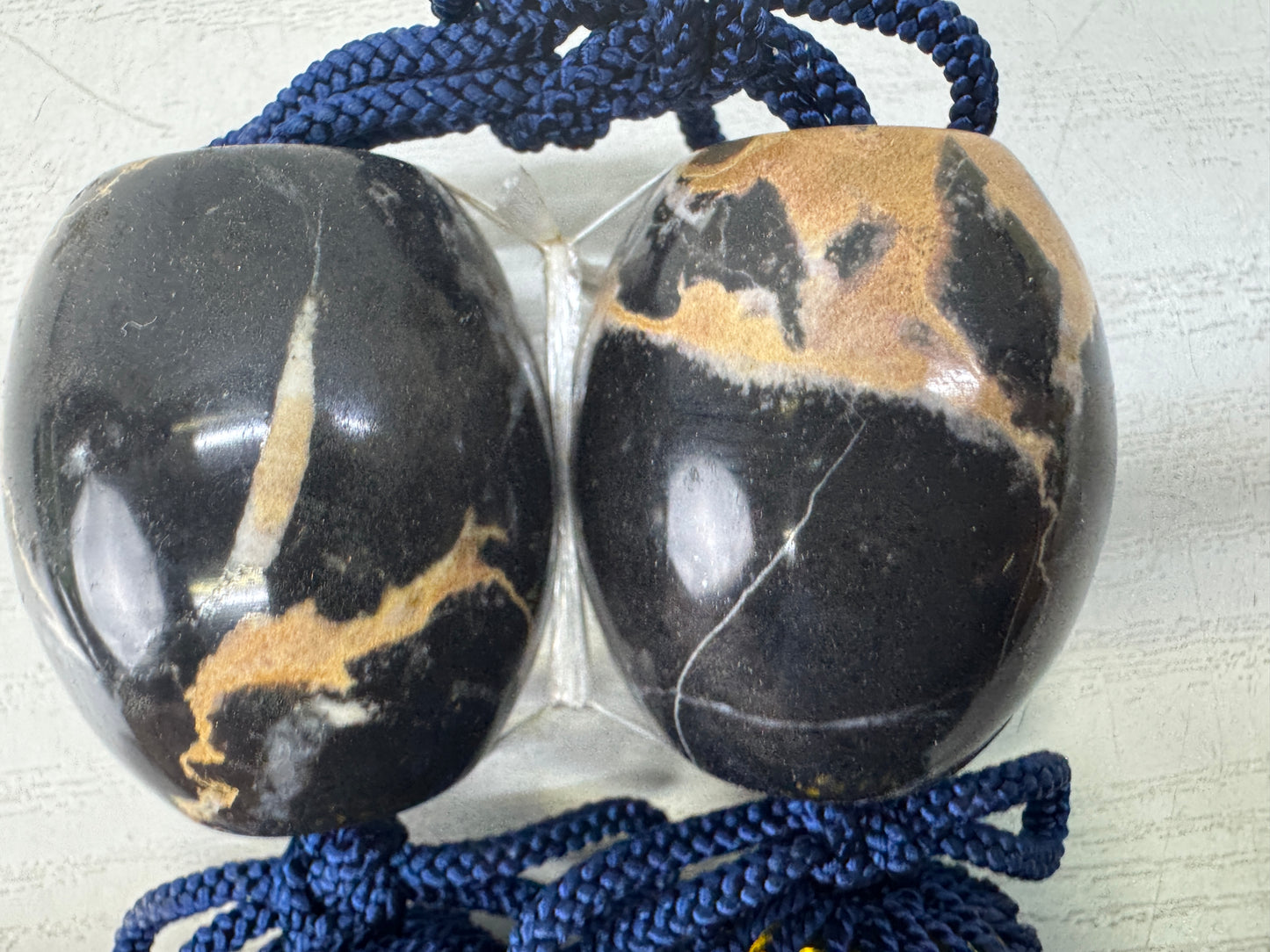Y10805 FUCHIN Natural stone box Japan kakejiku Hanging Scroll Weight interior