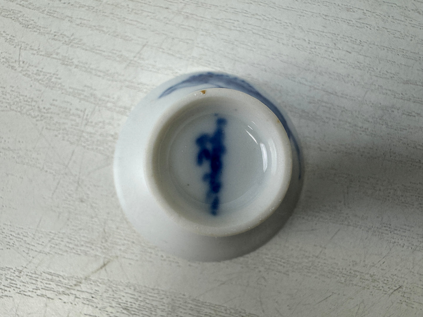 Y10809 CHOUSHI Seto-ware Tokkuri Sake bottle cup set signed box Japan antique
