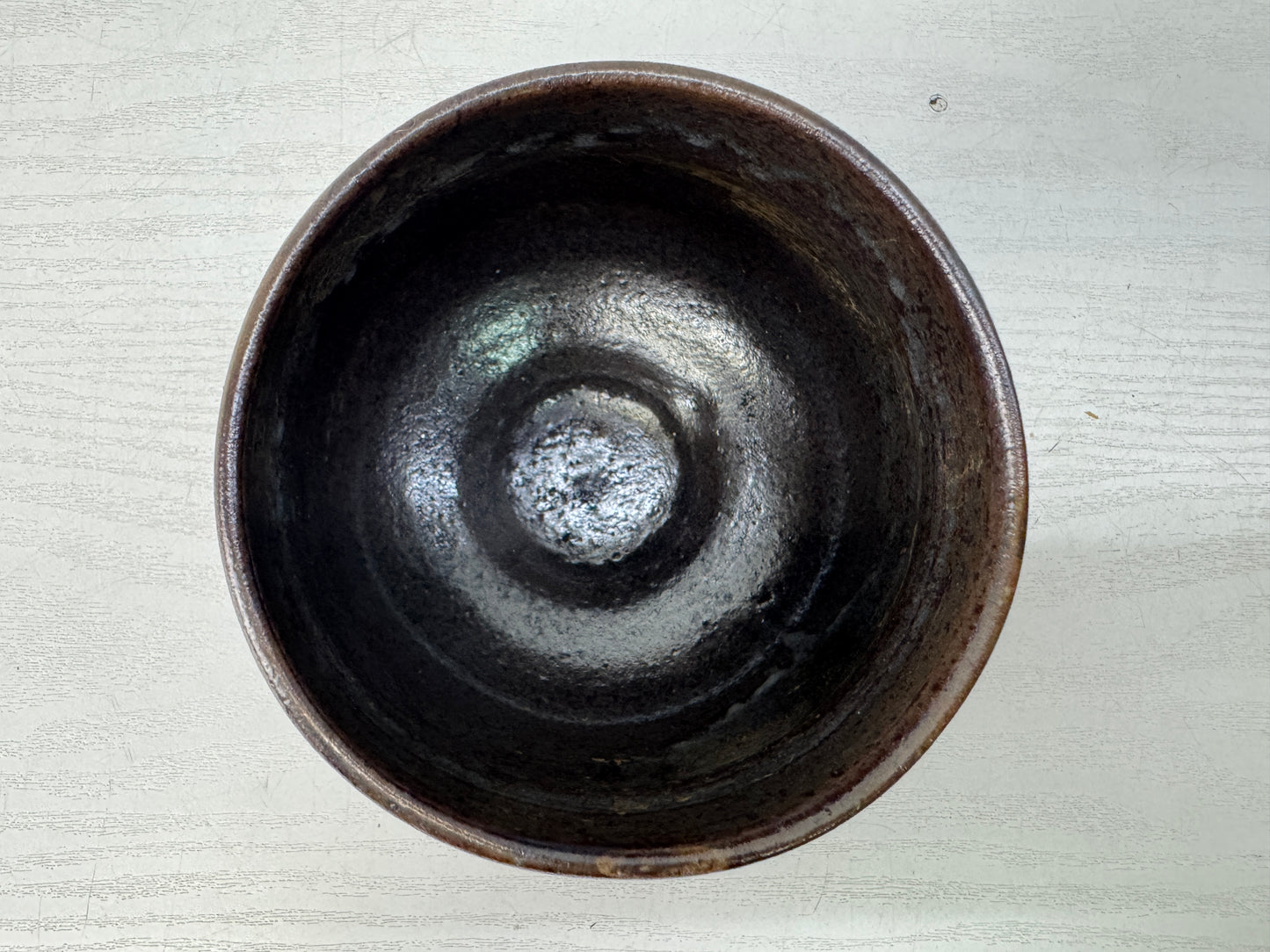 Y10814 CHAWAN Seto-ware bowl signed box Japan antique tea ceremony pottery cup