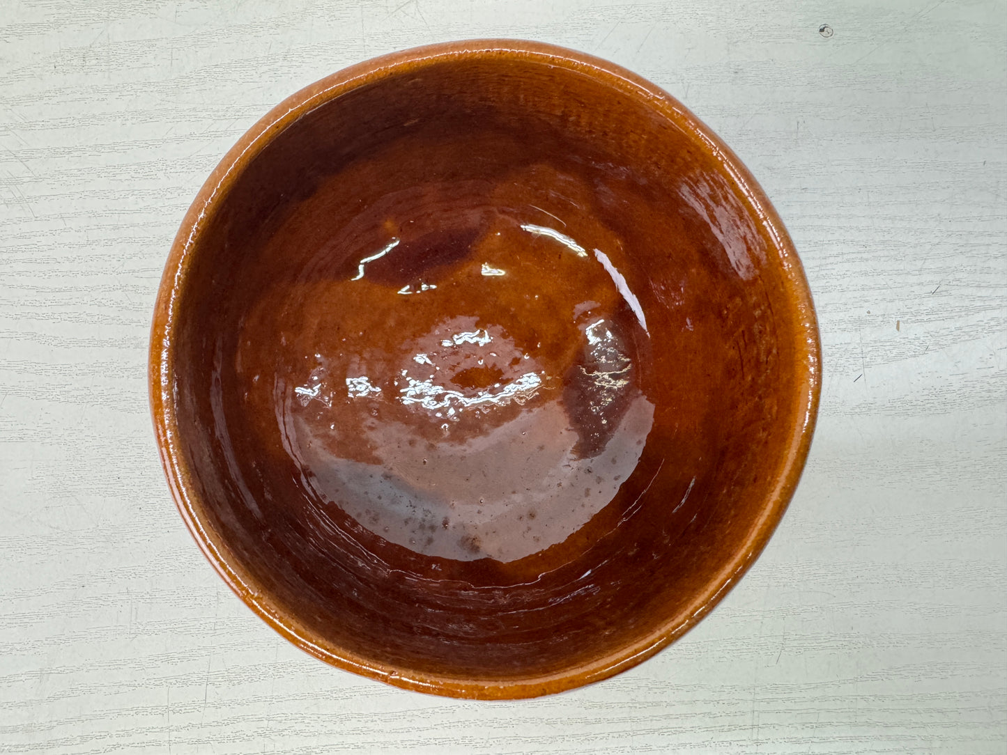 Y10815 CHAWAN Ohi-ware bowl signed box Japan antique tea ceremony pottery cup