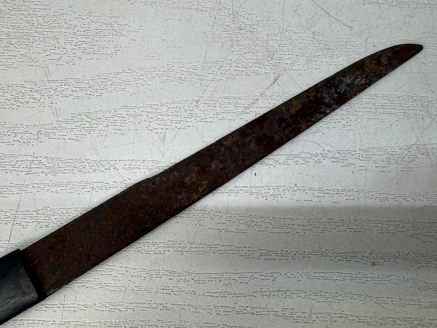 Y10821 TSUKA small sword fittings signed Japan antique Koshirae Katana samurai