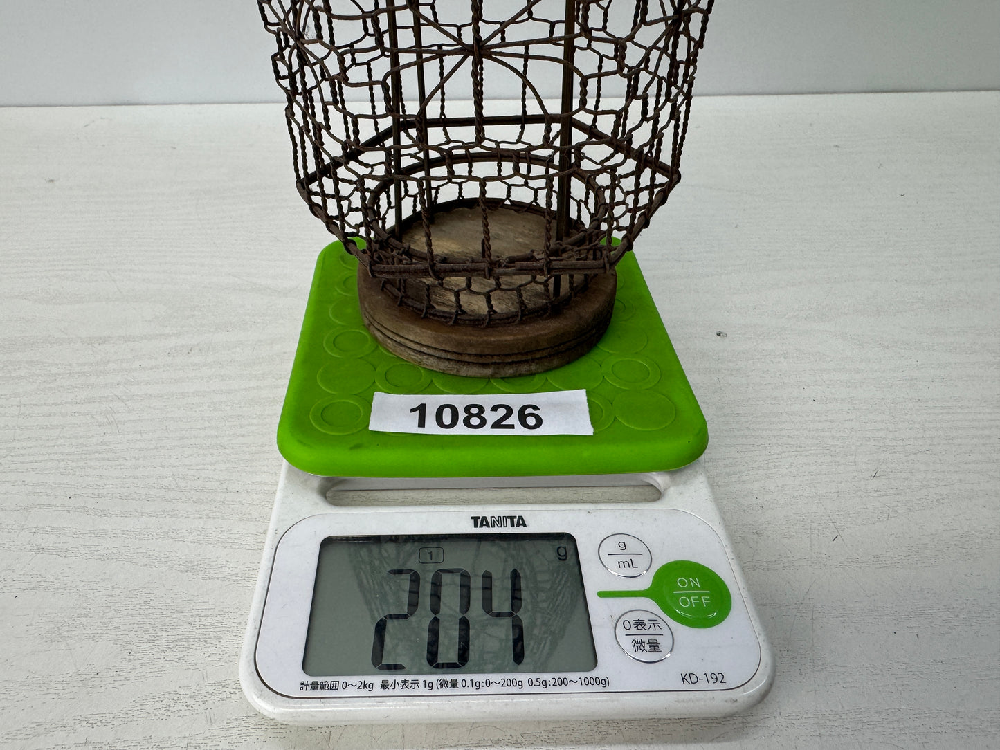 Y10826 ANDON Iron storehouse Lantern Tourou Edo period Japan antique lighting