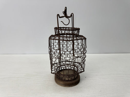 Y10826 ANDON Iron storehouse Lantern Tourou Edo period Japan antique lighting