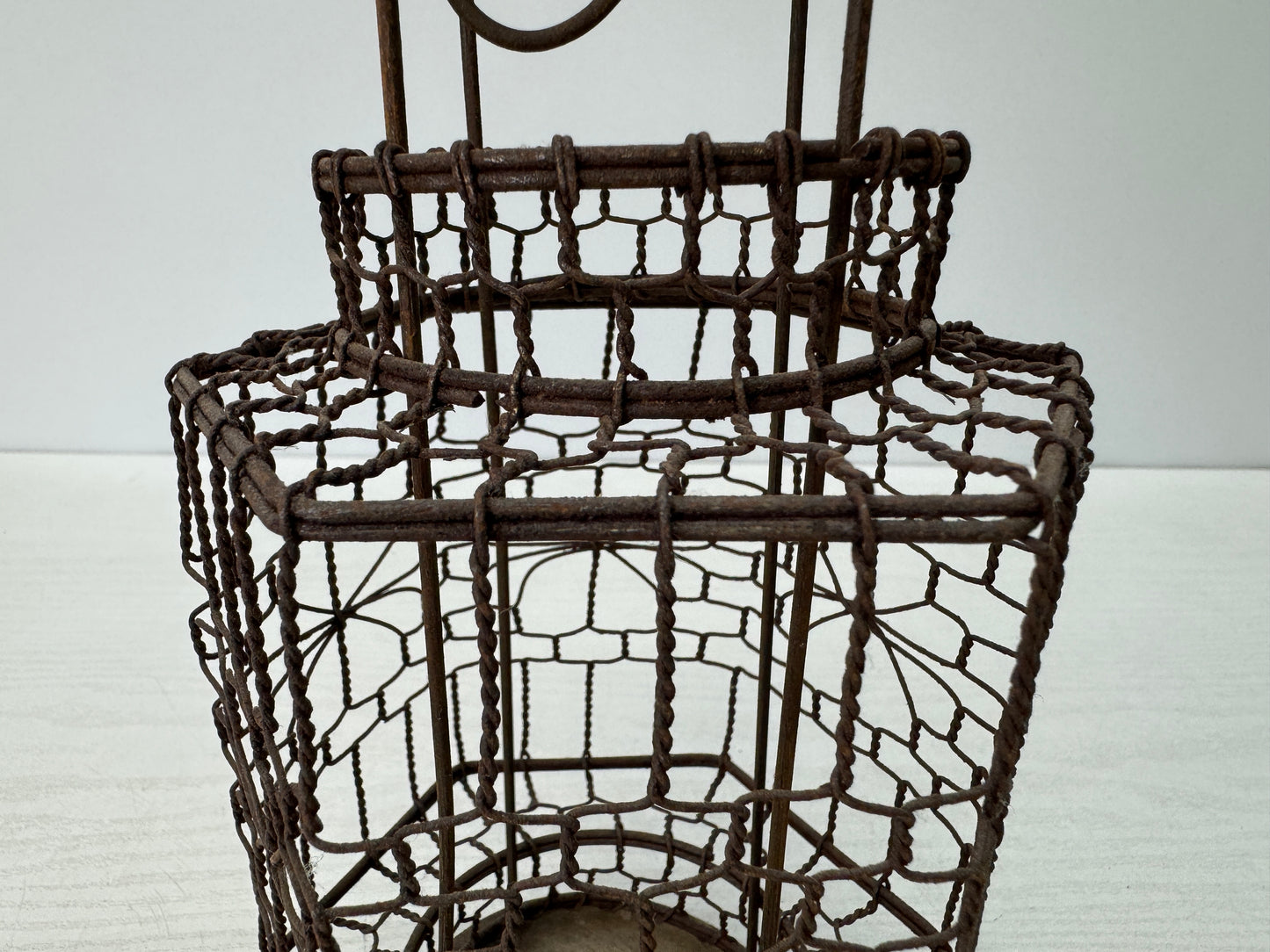 Y10826 ANDON Iron storehouse Lantern Tourou Edo period Japan antique lighting