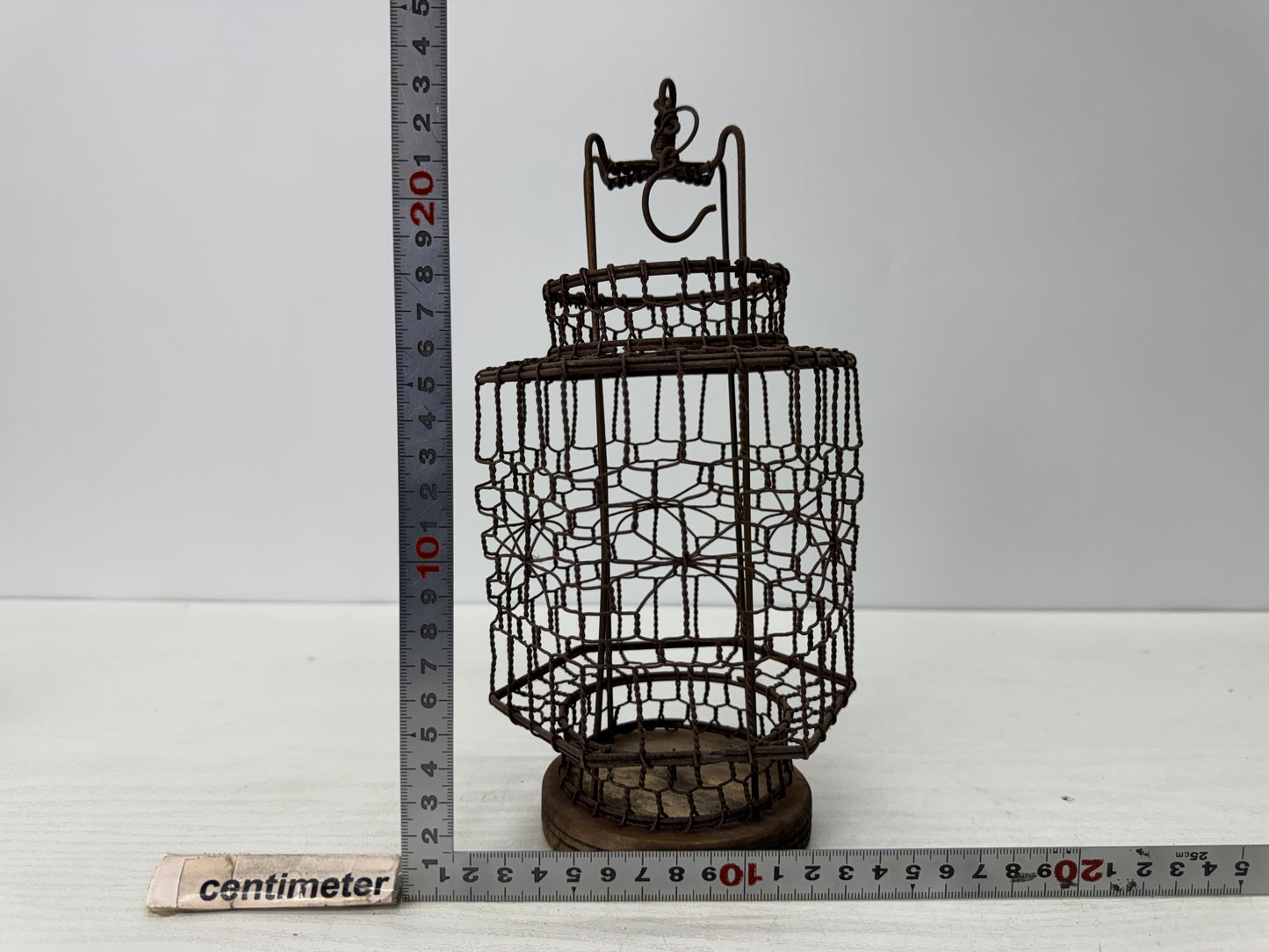 Y10826 ANDON Iron storehouse Lantern Tourou Edo period Japan antique lighting