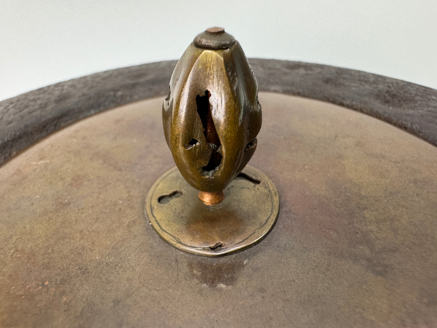 Y10834 CHAGAMA Iron teapot pot kettle signed box Japan antique tea ceremony