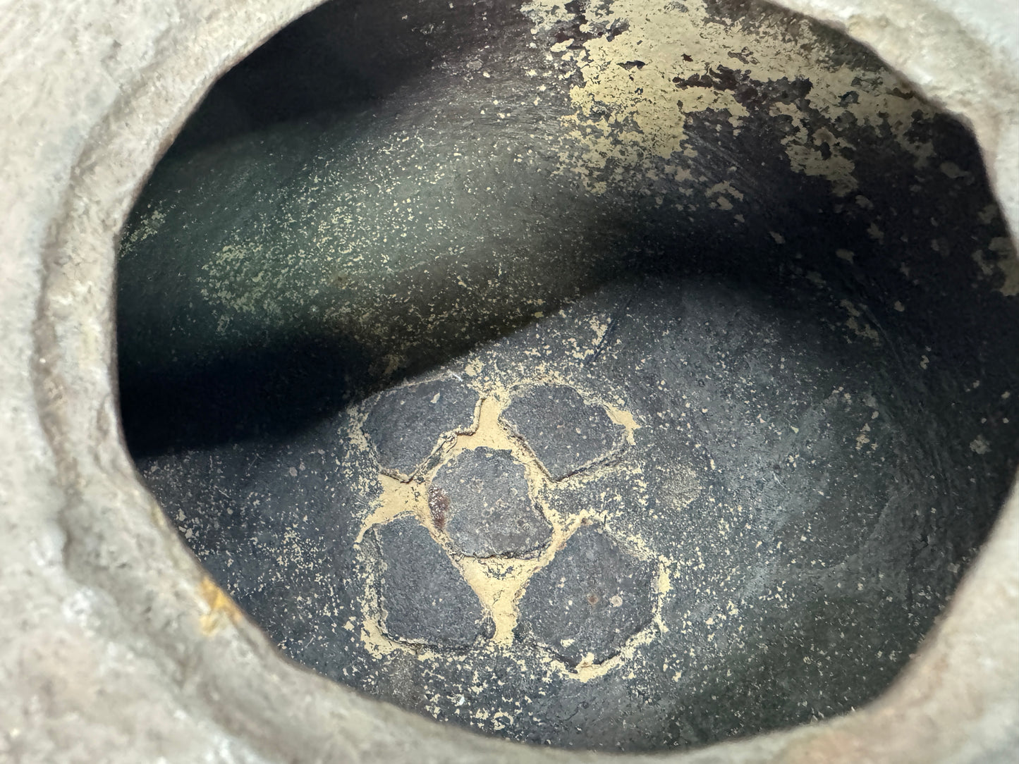 Y10834 CHAGAMA Iron teapot pot kettle signed box Japan antique tea ceremony