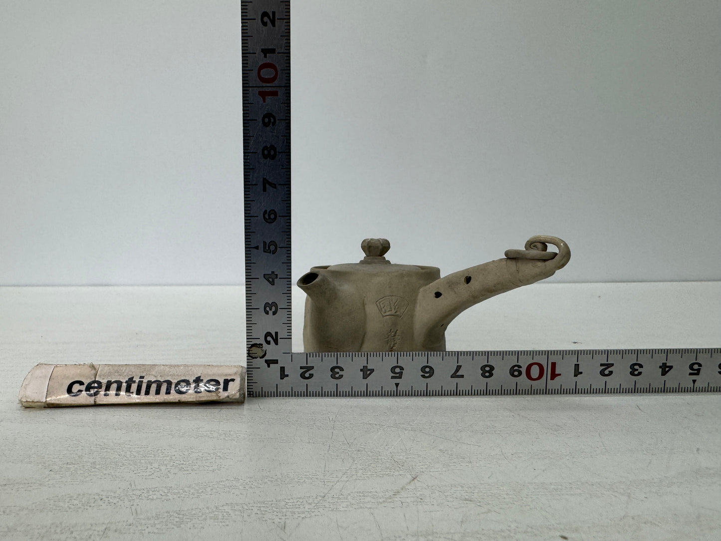 Y10837 KYUSU Banko-ware teapot signed unglazed Japan antique Sencha tea ceremony