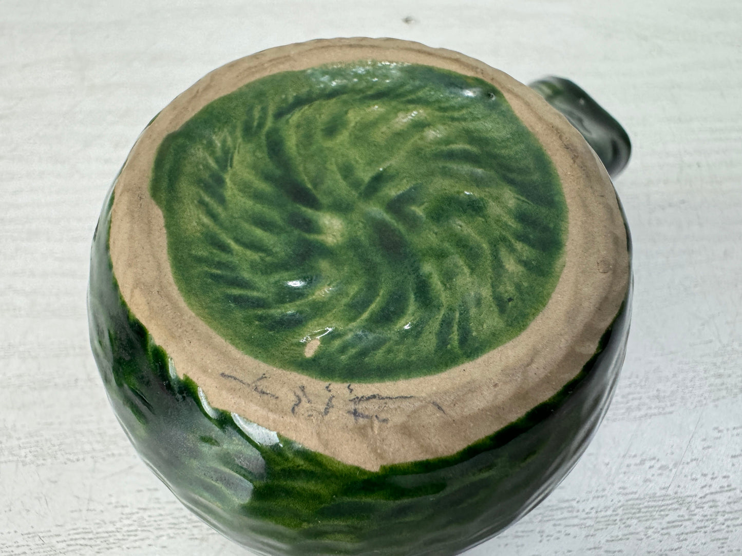 Y10838 KYUSU Banko-ware teapot pot signed Japan antique Sencha tea ceremony