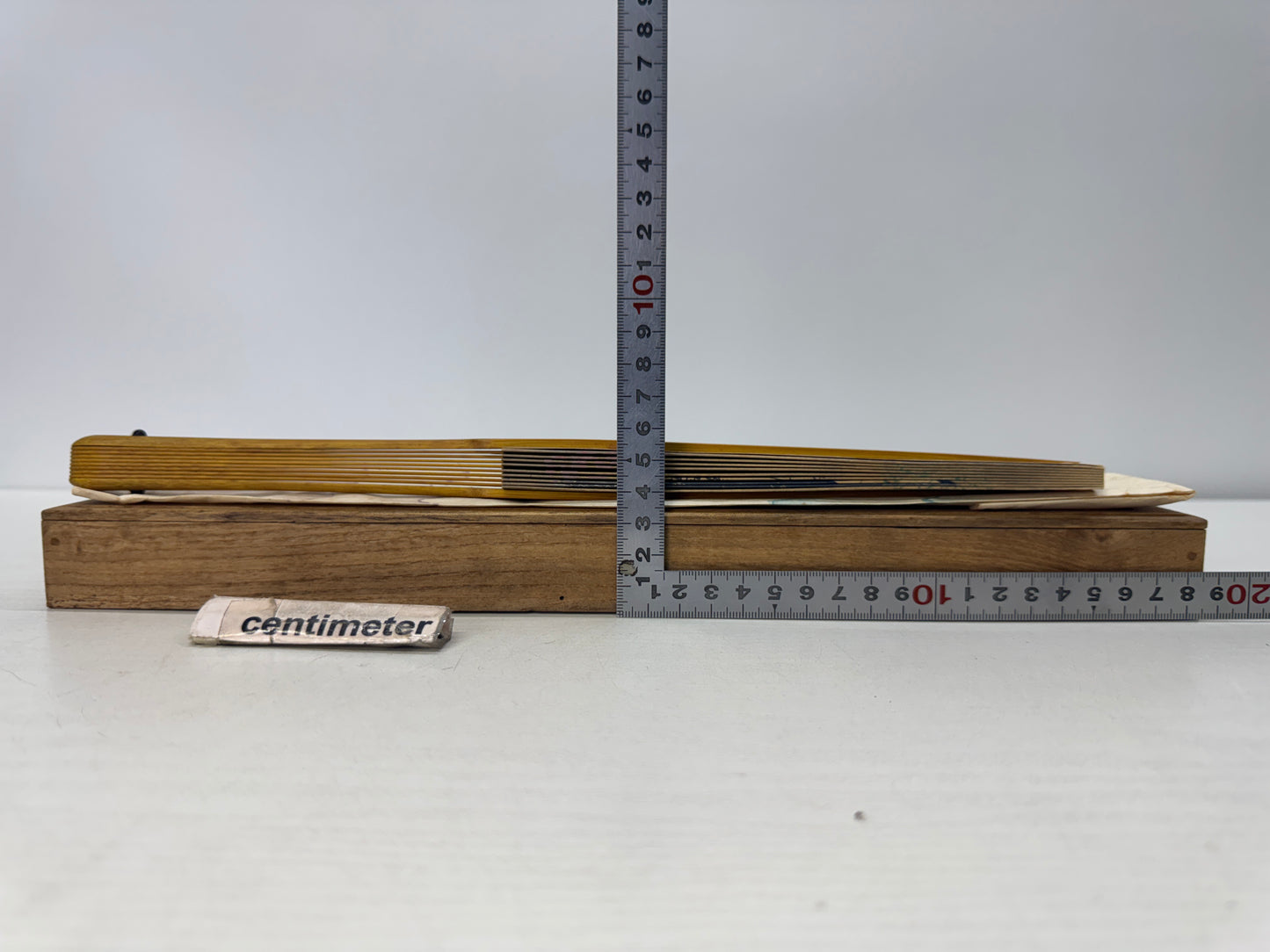Y10851 SENSU Dancer's Fan box Japanese traditional dance Noh Japan antique