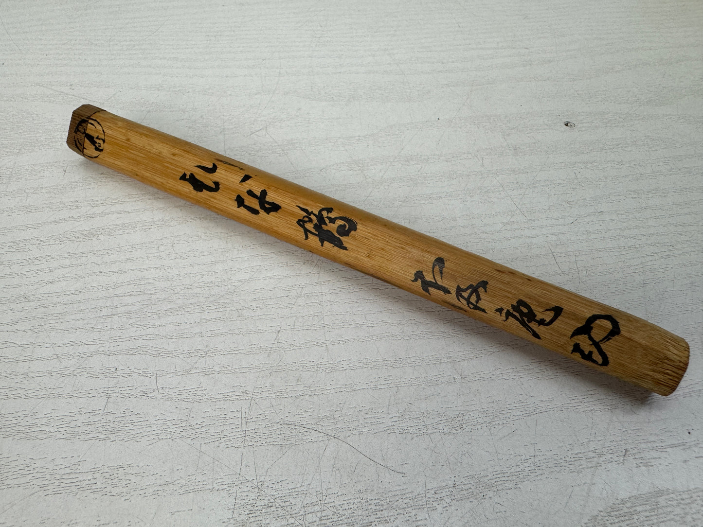Y10867 CHASHAKU Bamboo tea scoop spoon signed box Japan antique tea ceremony