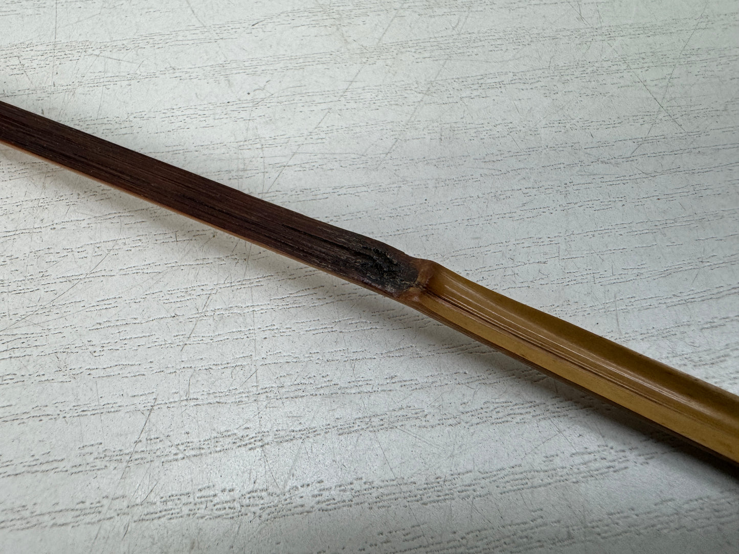 Y10868 CHASHAKU Bamboo tea scoop spoon signed box Japan antique tea ceremony