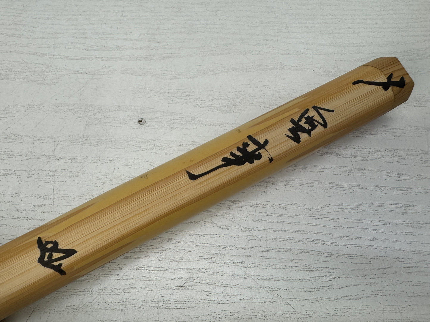Y10868 CHASHAKU Bamboo tea scoop spoon signed box Japan antique tea ceremony