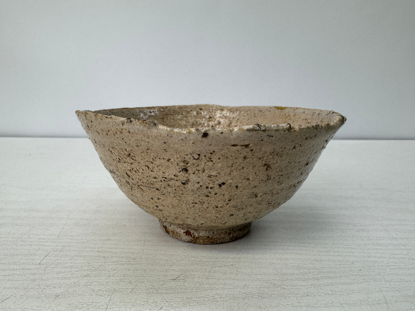 Y10873 CHAWAN Kohagi Ko-Hagi bowl kintsugi Japan antique tea ceremony pottery