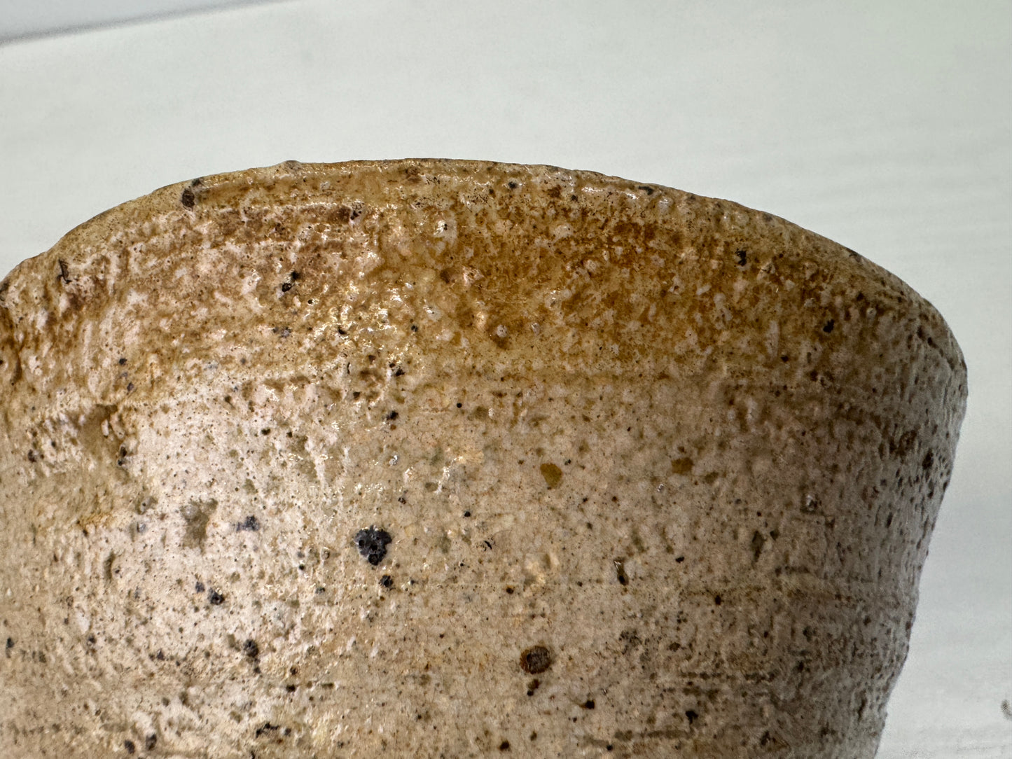Y10873 CHAWAN Kohagi Ko-Hagi bowl kintsugi Japan antique tea ceremony pottery