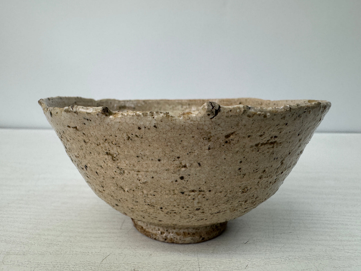 Y10873 CHAWAN Kohagi Ko-Hagi bowl kintsugi Japan antique tea ceremony pottery