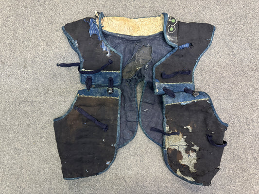 Y10877 YOROI Manchira under-armor vest Samurai martial equipment Japan antique