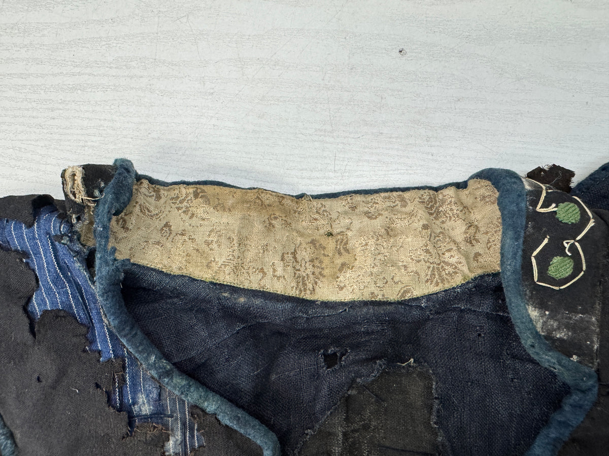 Y10877 YOROI Manchira under-armor vest Samurai martial equipment Japan antique
