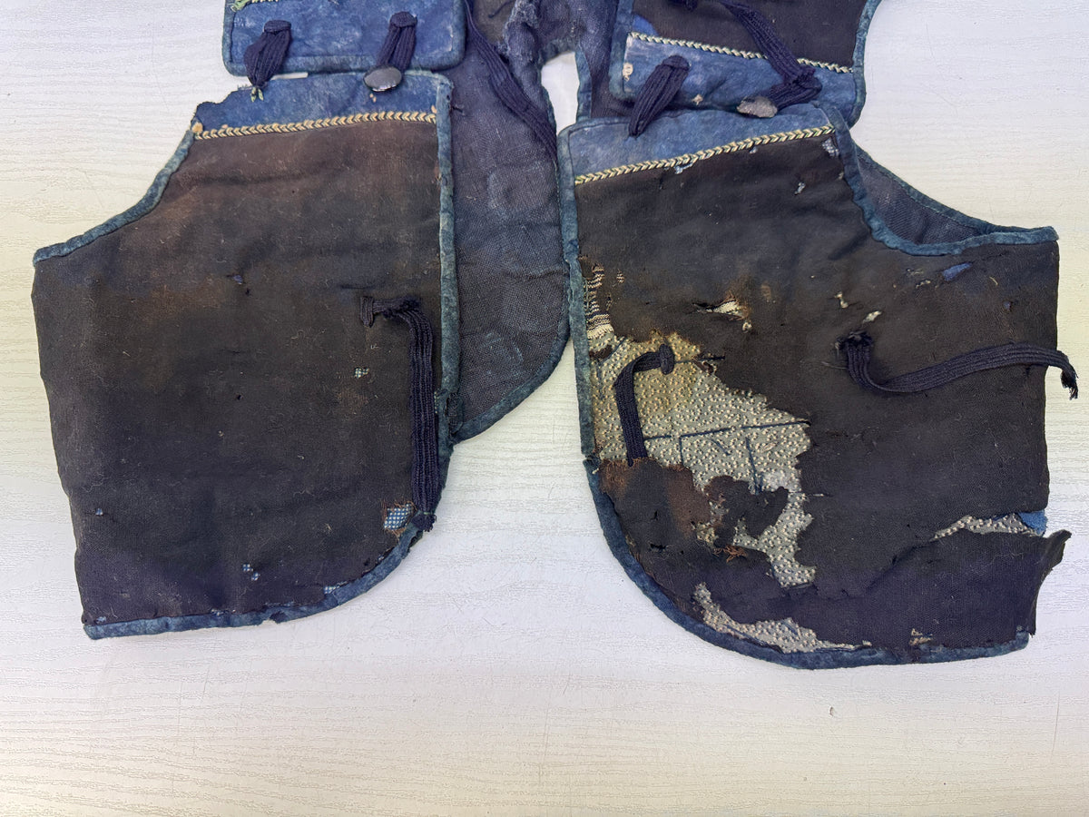 Y10877 YOROI Manchira under-armor vest Samurai martial equipment Japan antique