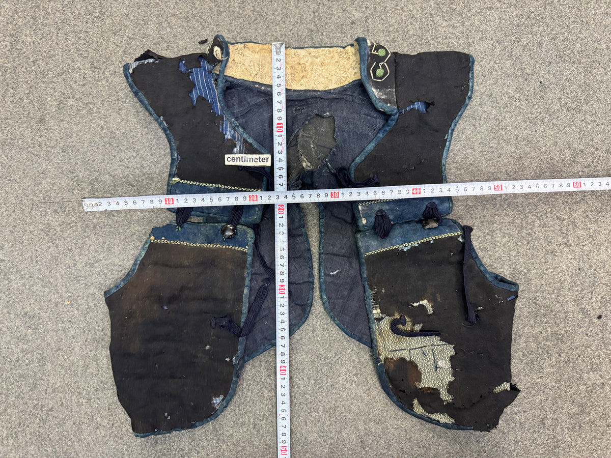 Y10877 YOROI Manchira under-armor vest Samurai martial equipment Japan antique
