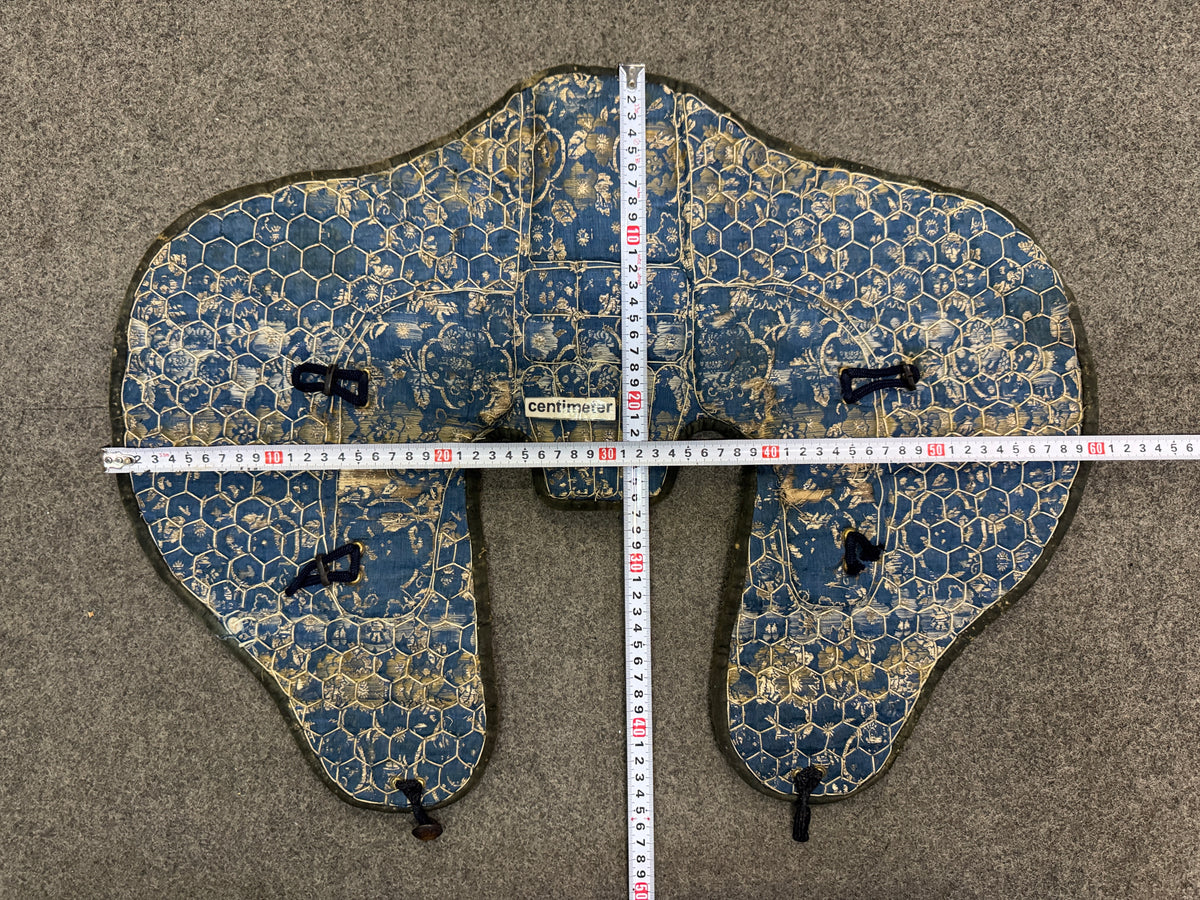 Y10878 YOROI Manchira under-armor vest martial equipment Japan antique Samurai
