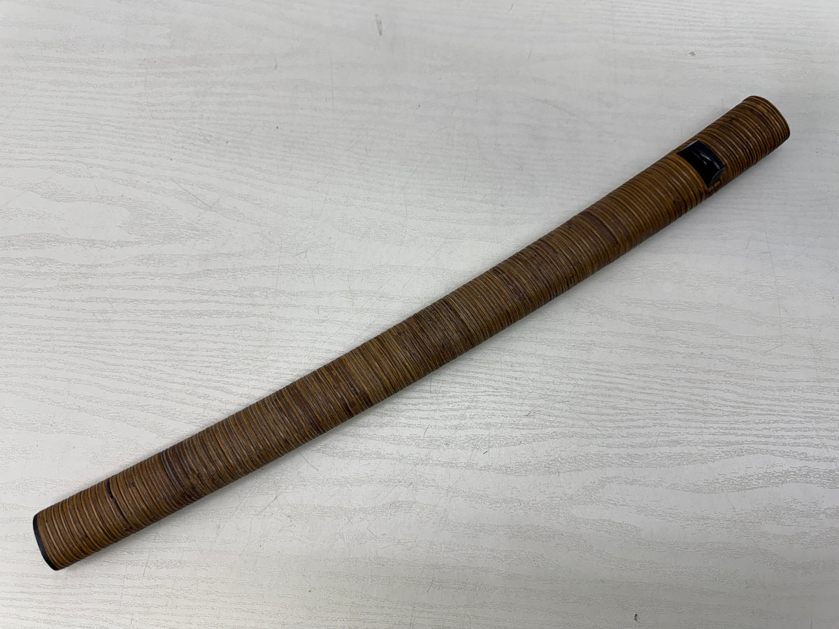 Y10881 SAYA Wakizashi scabbard sheath Rattan wrapped Japan antique koshirae