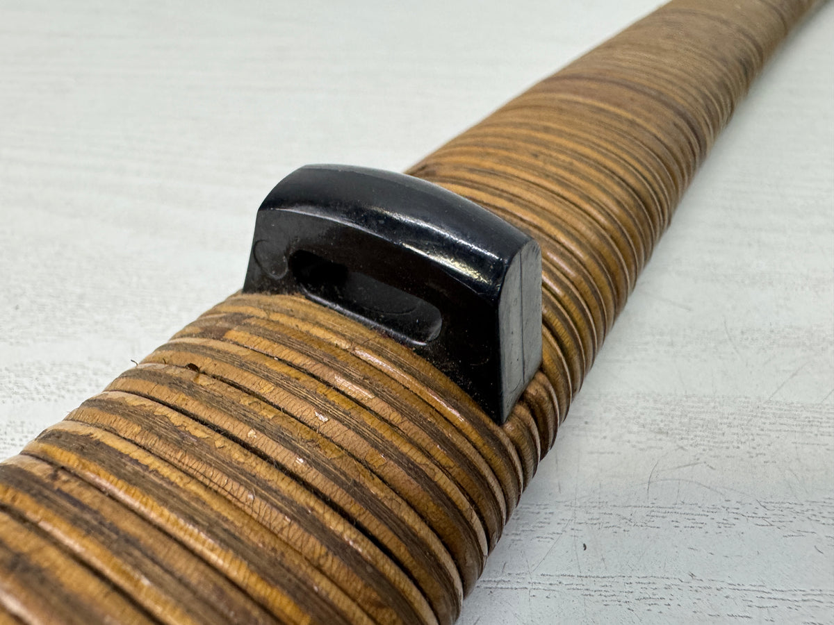 Y10881 SAYA Wakizashi scabbard sheath Rattan wrapped Japan antique koshirae