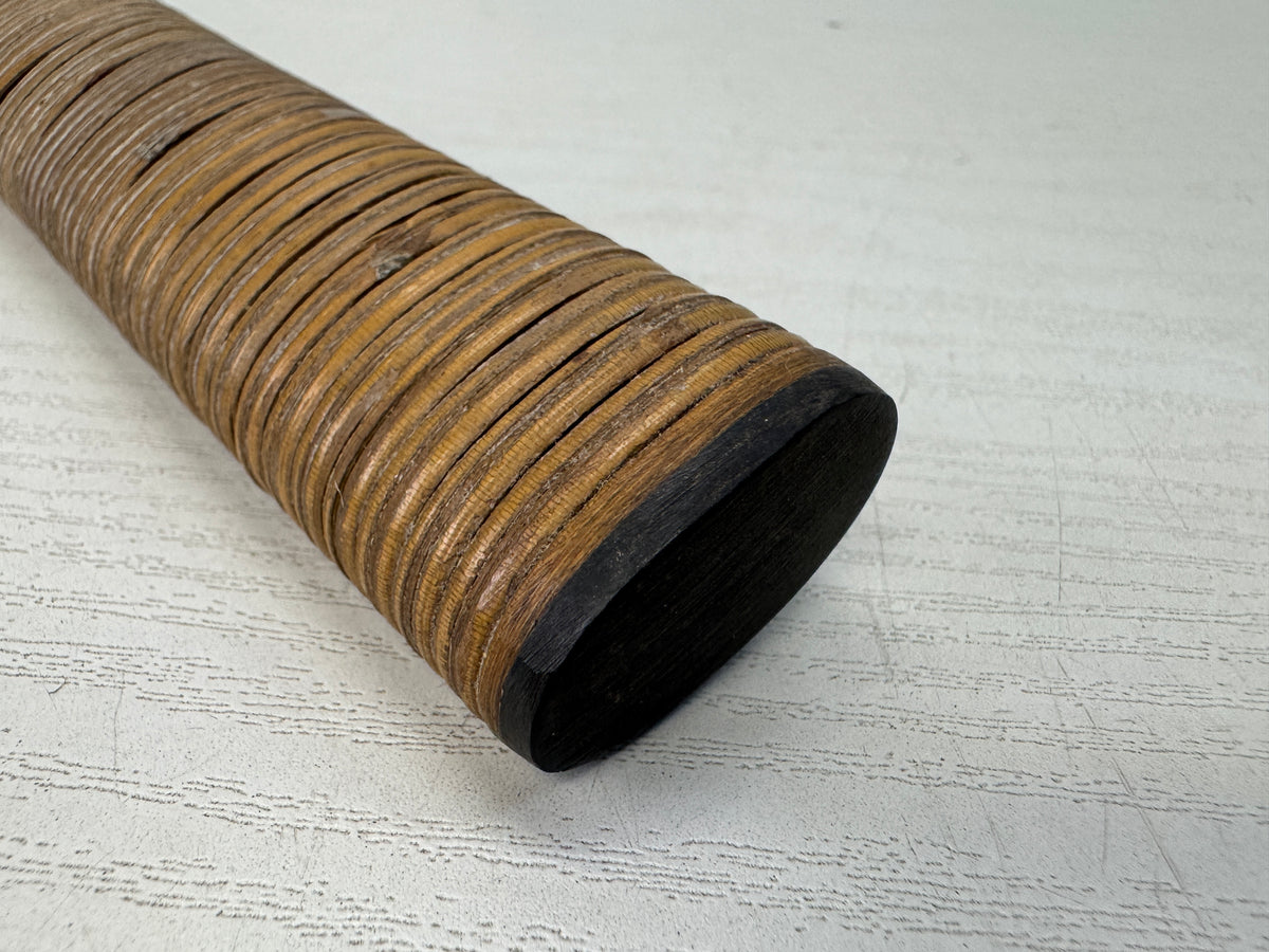 Y10881 SAYA Wakizashi scabbard sheath Rattan wrapped Japan antique koshirae