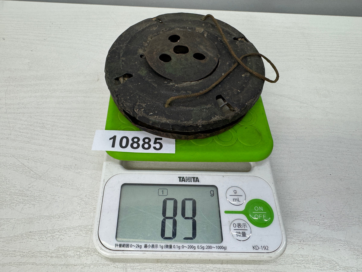 Y10885 CHOUCHIN Foldable iron lantern Andon light lighting tool Japan antique