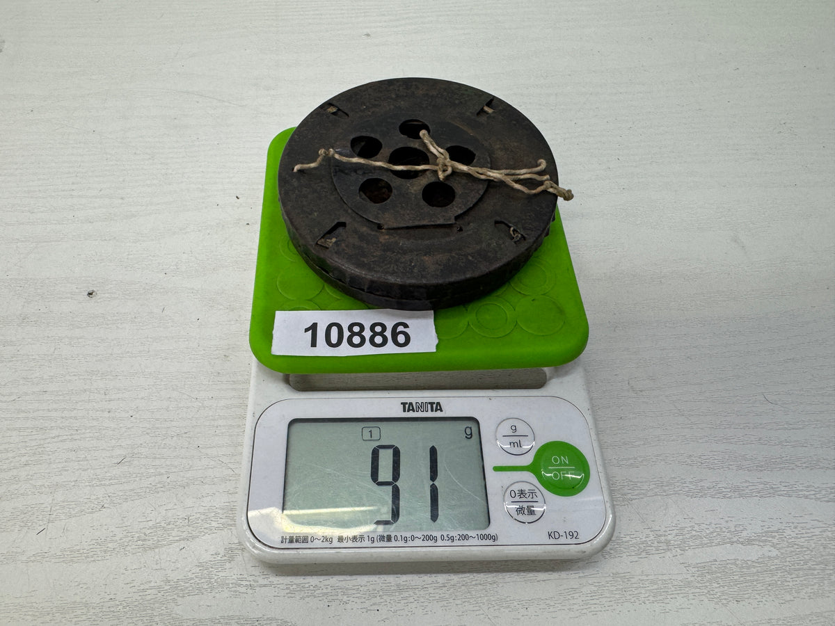 Y10886 CHOUCHIN Foldable iron lantern Andon light portable tool Japan antique