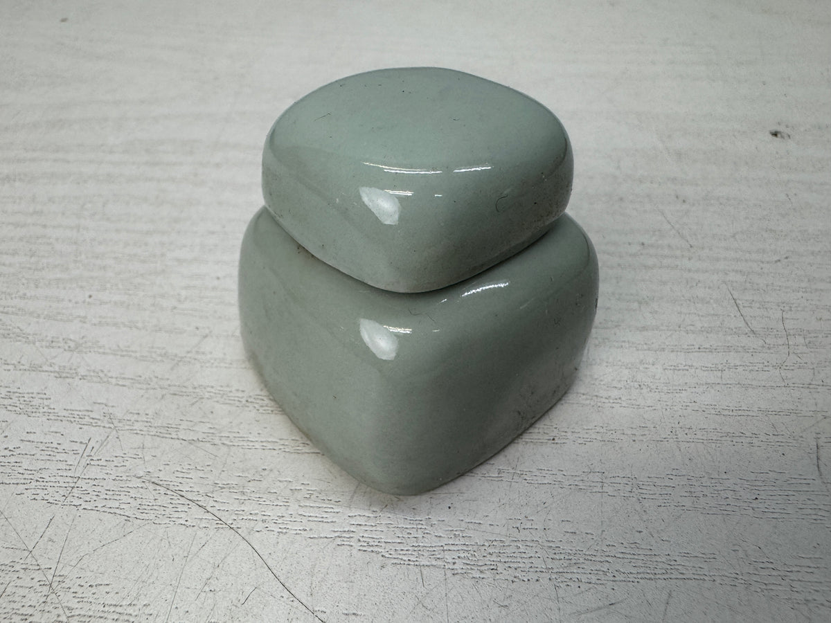 Y10888 BOX Shunkei lacquer Suzuri inkstone case signed Japan antique stationery