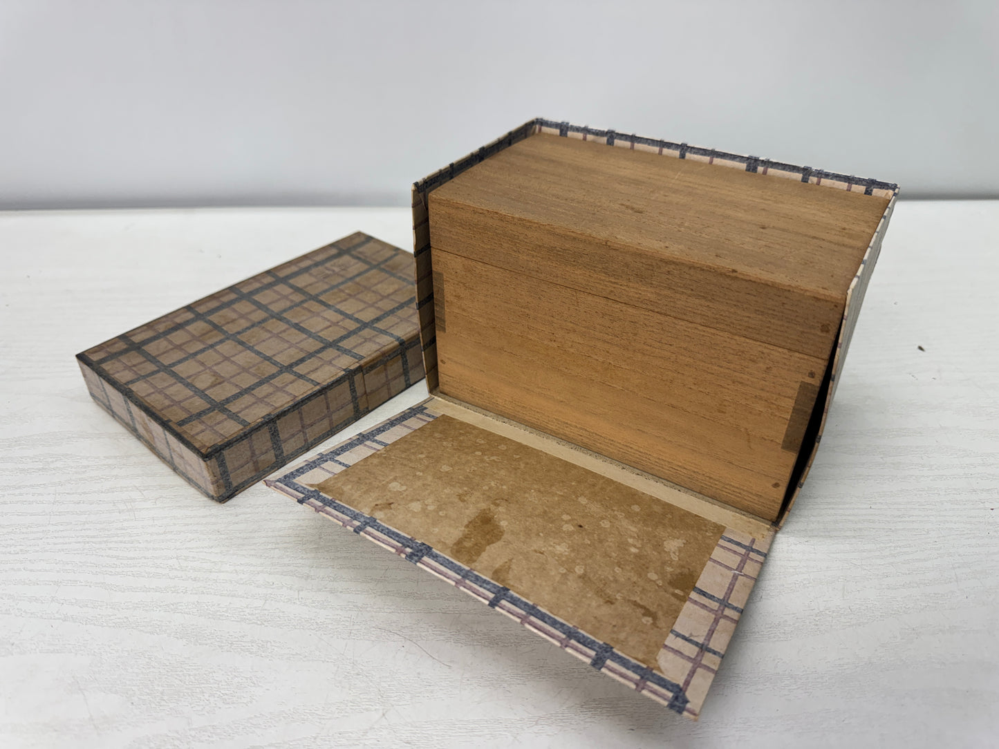 Y10918 BOX Paulownia wood Satsu-bako Japan antique tea ceremony utensil atcha
