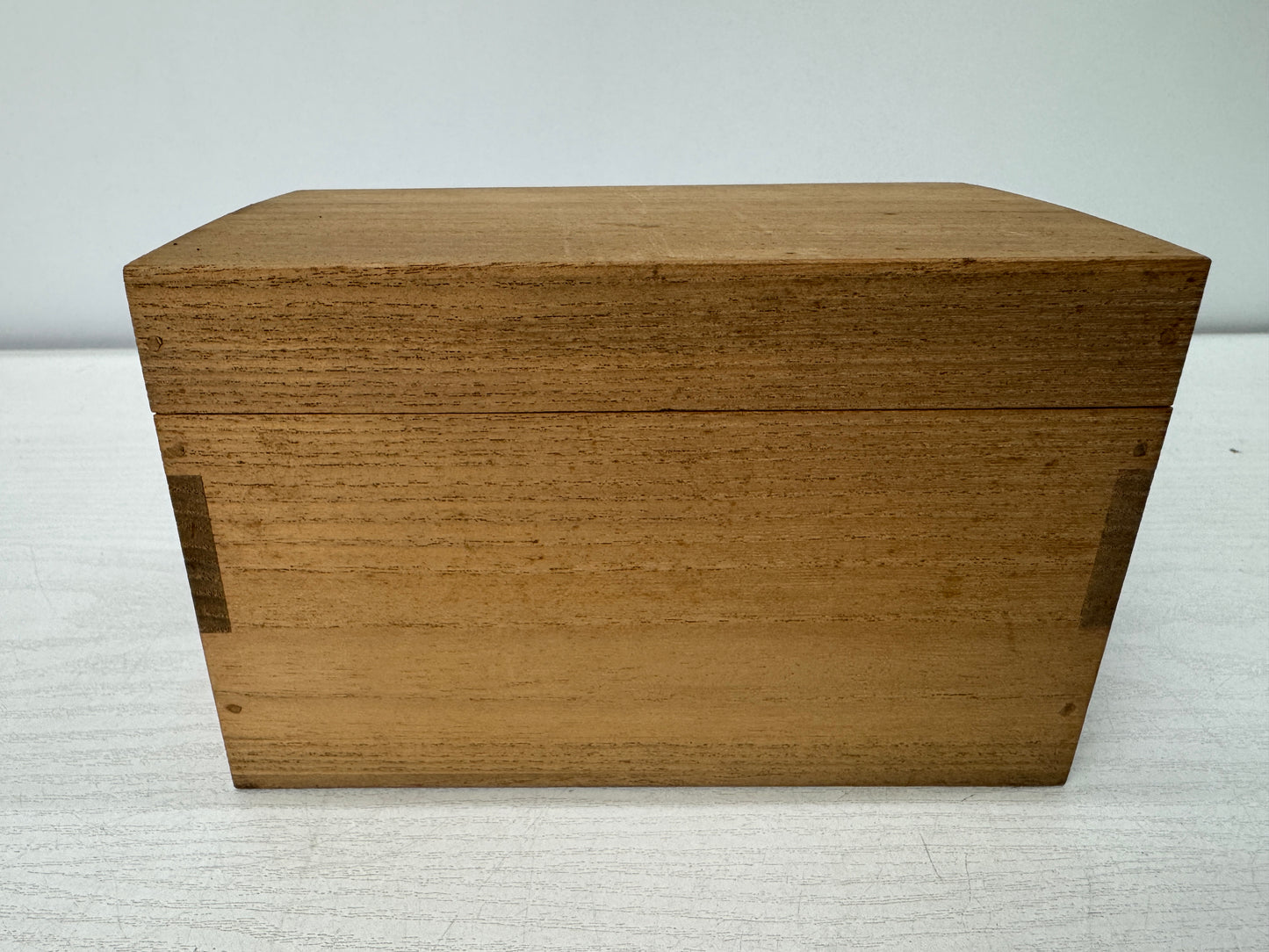 Y10918 BOX Paulownia wood Satsu-bako Japan antique tea ceremony utensil atcha
