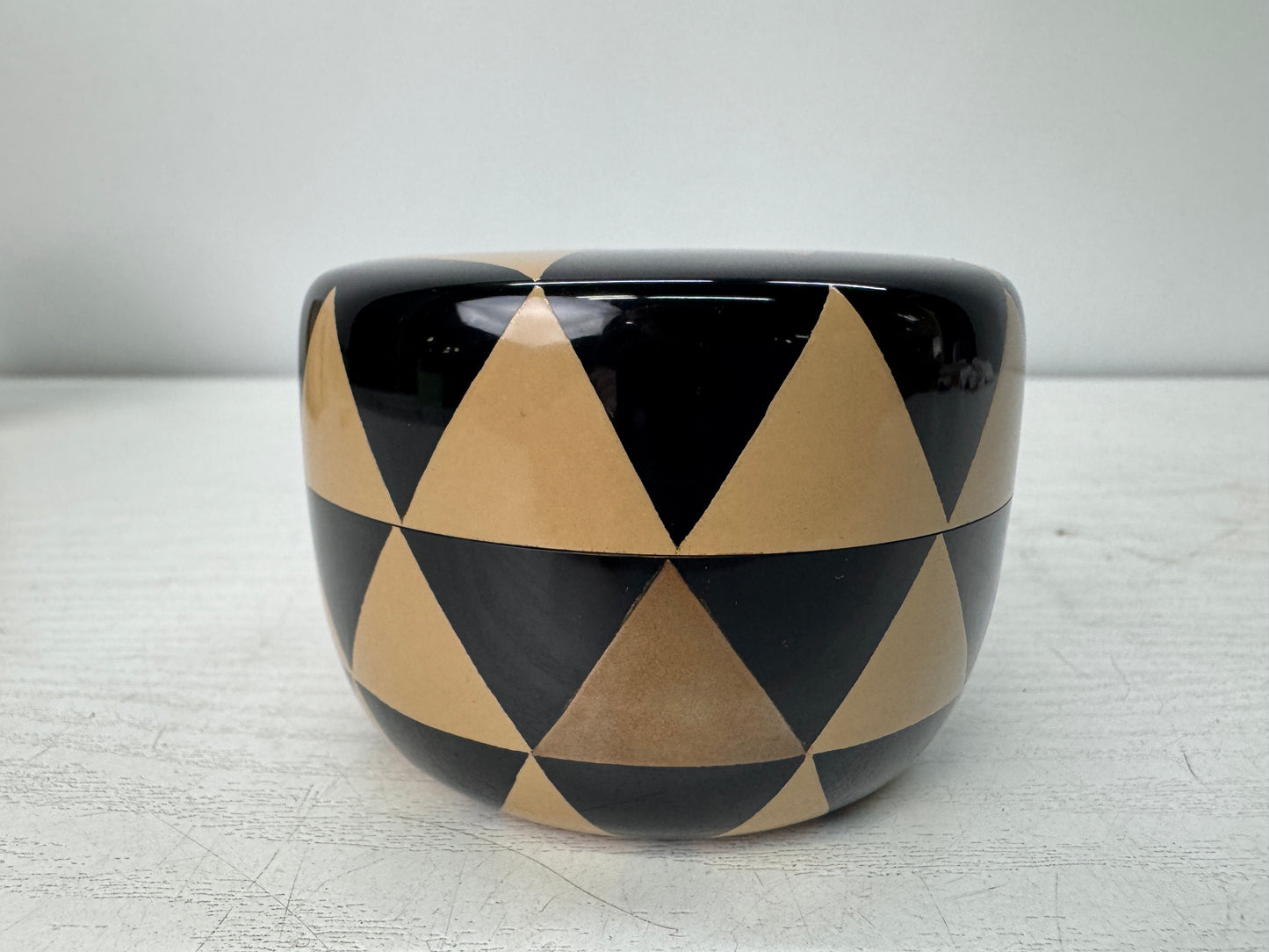 Y10923 TEA CADDY Makie Natsume signed box Japan antique tea ceremony matcha