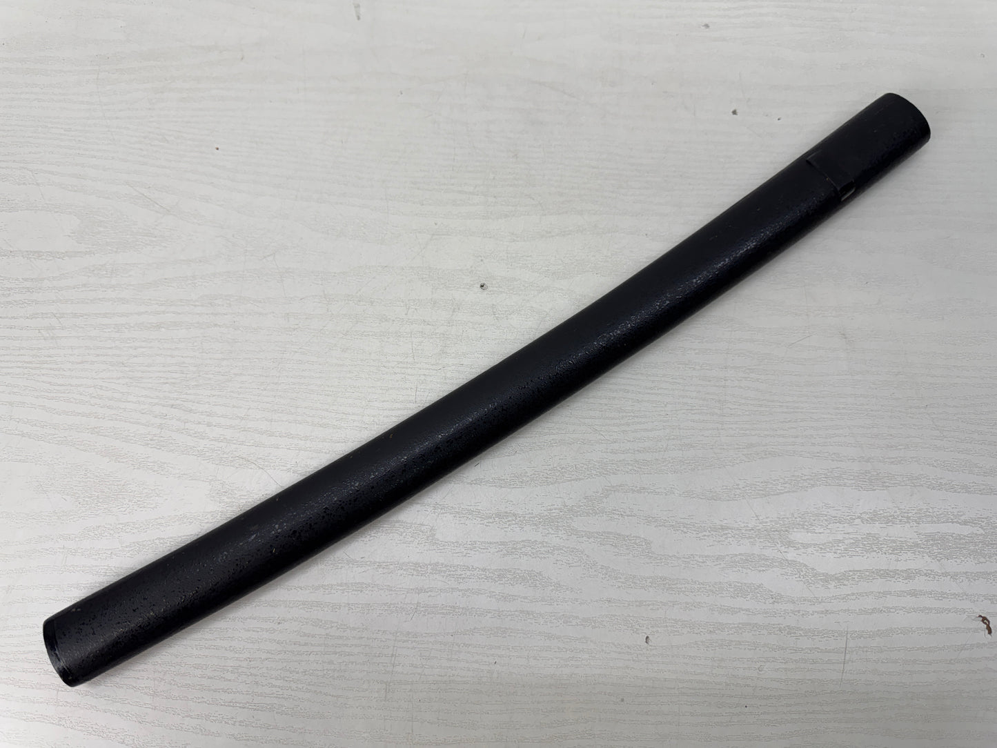 Y10925 SAYA Black lacquer Wakizashi sword sheath Japan antique samurai koshirae