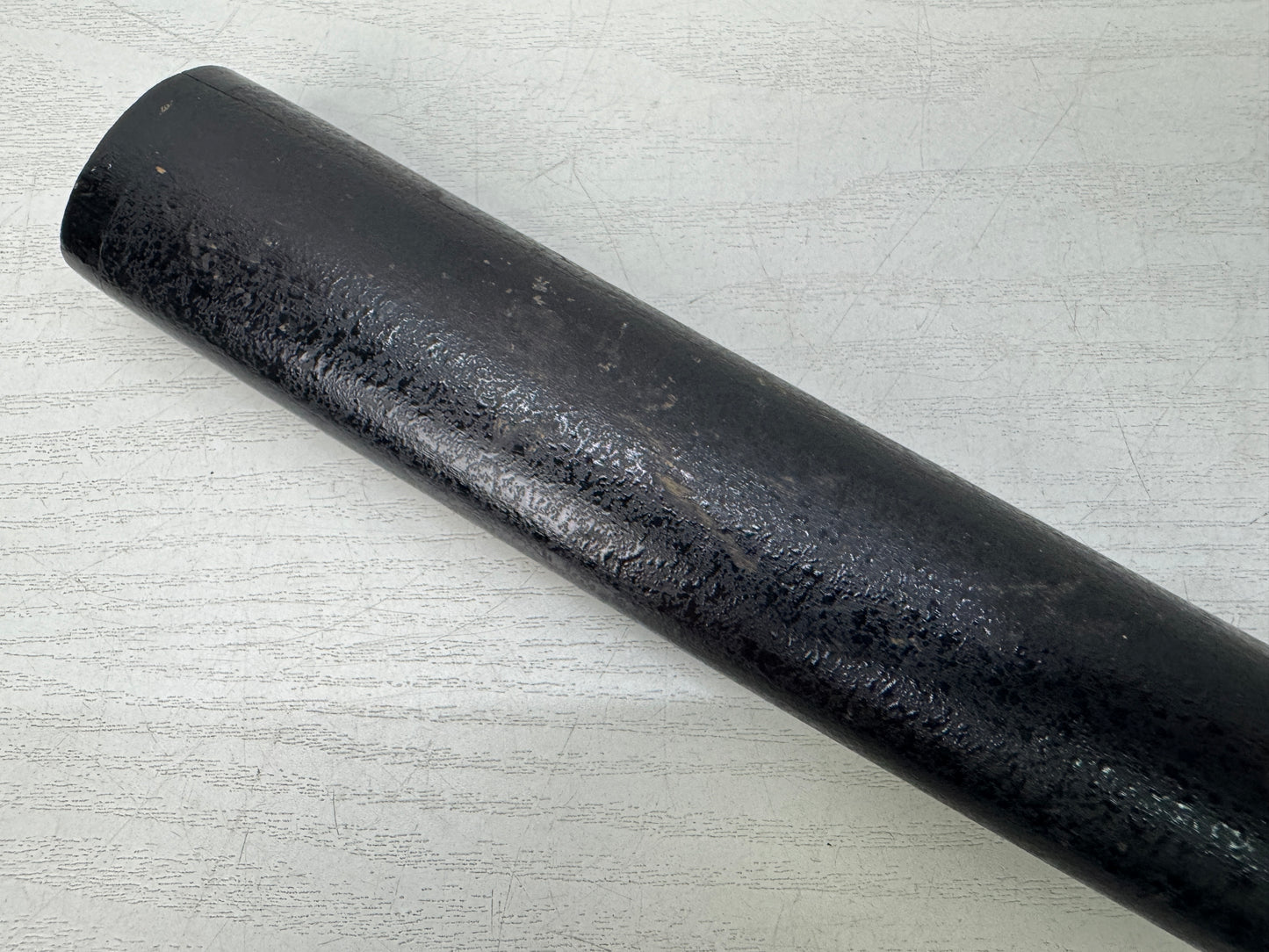 Y10925 SAYA Black lacquer Wakizashi sword sheath Japan antique samurai koshirae