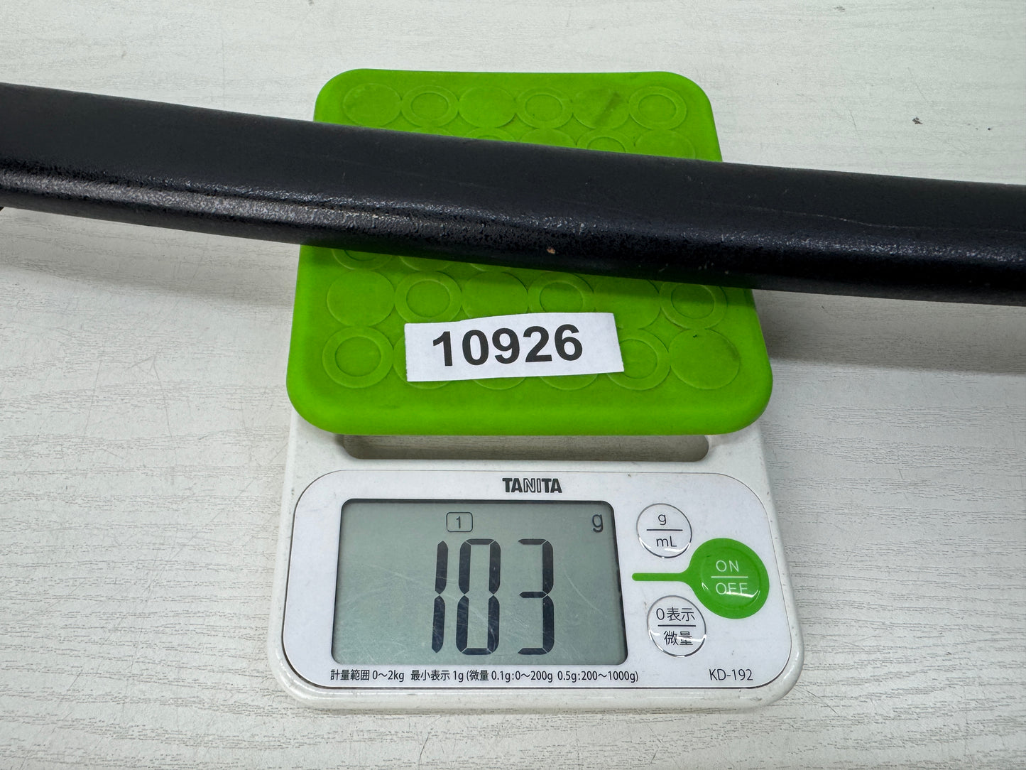 Y10926 SAYA Black lacquer Wakizashi sword sheath Japan antique samurai koshirae