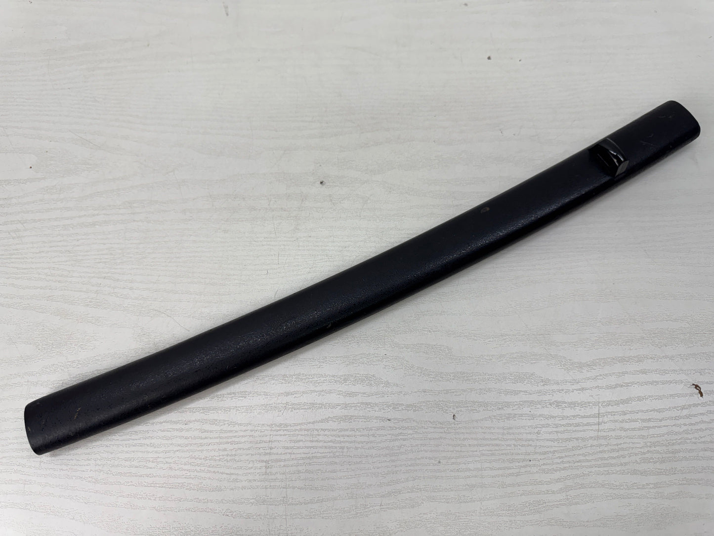Y10926 SAYA Black lacquer Wakizashi sword sheath Japan antique samurai koshirae