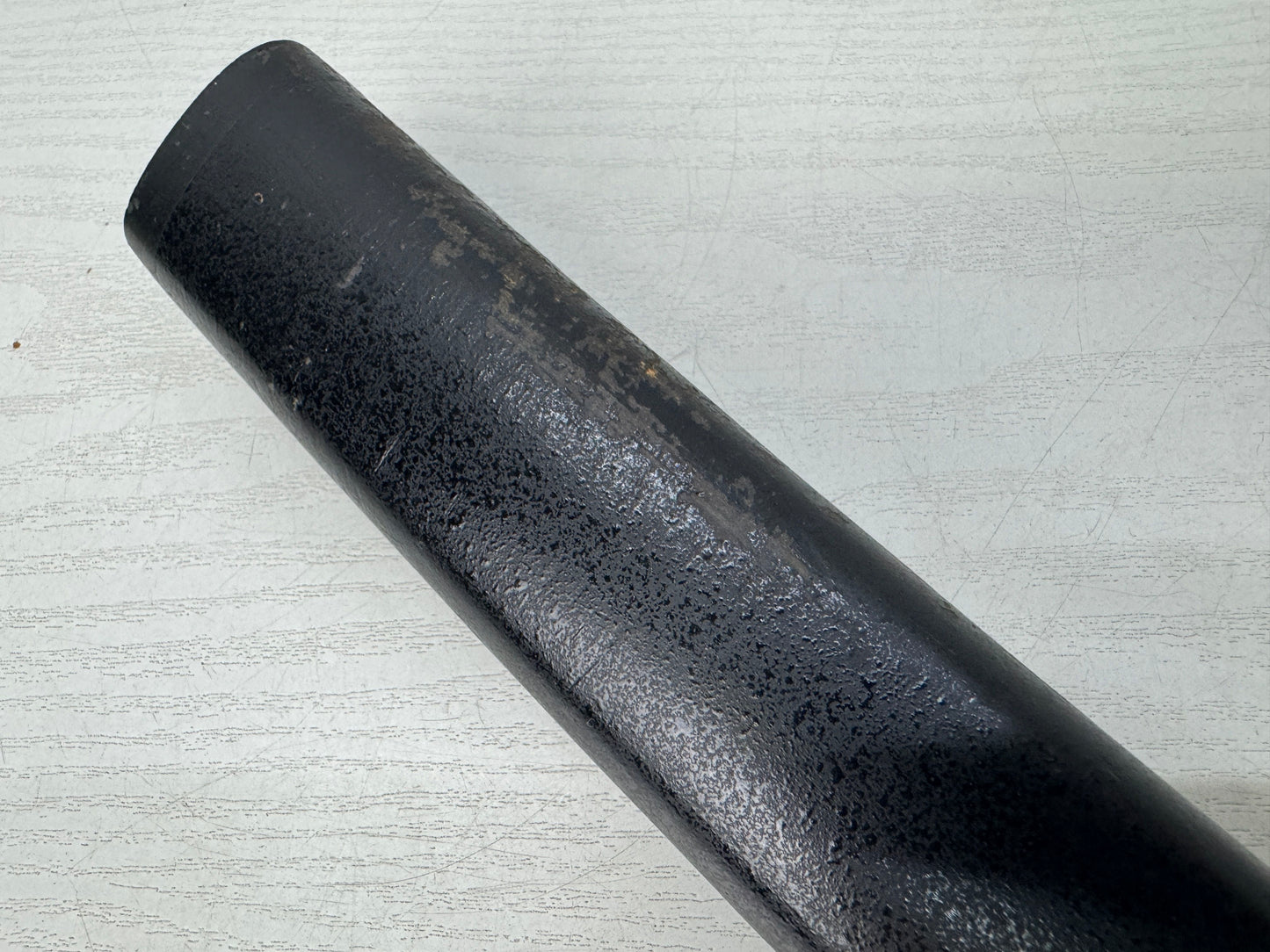 Y10926 SAYA Black lacquer Wakizashi sword sheath Japan antique samurai koshirae