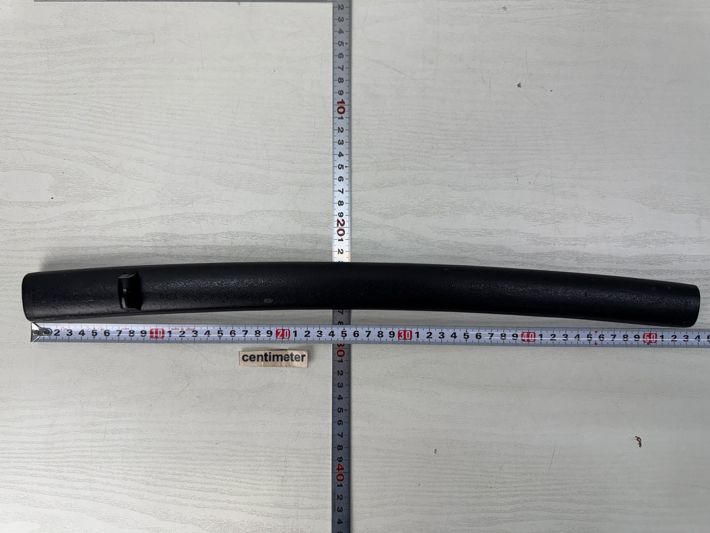 Y10926 SAYA Black lacquer Wakizashi sword sheath Japan antique samurai koshirae